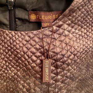 Fleurisse Snake Skin Girls Dress